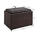 Convenience Concepts Designs4Comfort Accent Storage Ottoman 22.75