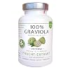3 x 100% Graviola Fruit Extract 4000 mg -101 High Dose 3 x 180 Capsules of 400 mg without Pesticides Additives Trickle Aids
