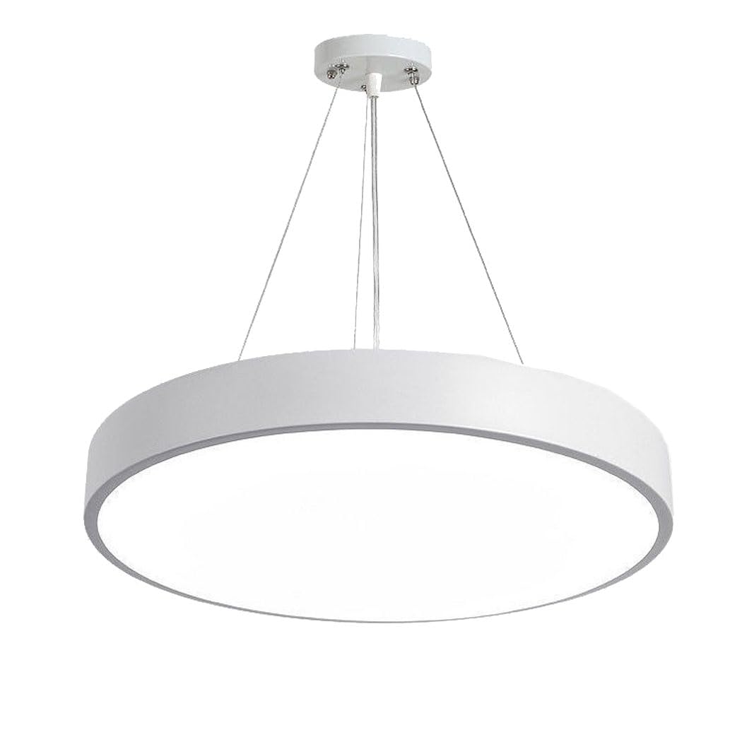 Lámpara colgante LED de 36W en color blanco con iluminación regulable de techo