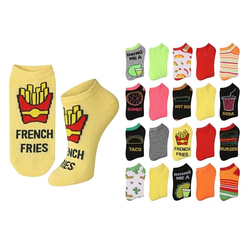 Image of Tipi Toe Women's 20 Pack Colorful Low Cut Socks - Lightweight, Breathable Design for All-Day Comfort Sizes 9-11 /10-13