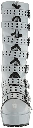 Ellie Shoes Women's 557-MELINOE Ankle Boot, White, 14 | Image 1