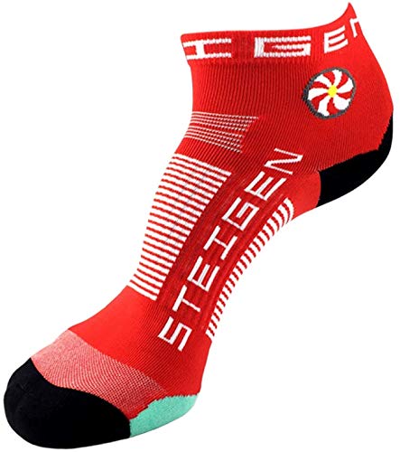 Meia cano baixo Steigen Cherry Red