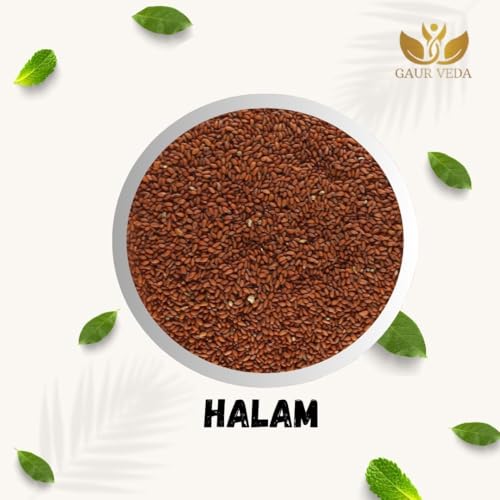 Image of GAURVEDA Halim Seeds - Alive Seeds - Edible Seeds (100 Grams, Halim Seeds)