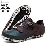zapatillas ciclismo mtb sidi Superior transpirable: este clip en zapatos de bicicleta es hecha de material sintético liviano y de alta resistencia con inserto de malla, que ofrecen una sensación de pie ligera y completamente transpirable.