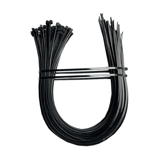 Aroono 500 Pack Black Nylon Zip Ties-Heavy Duty, 16 inch, 40lbs Tensile Strength-Ideal for Outdoor Use, Home Fence, Green Plants