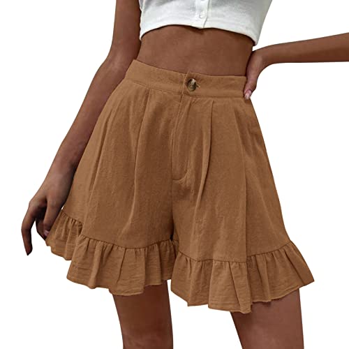 Pantalon large coton femme finis les vêtements serrés à la taille