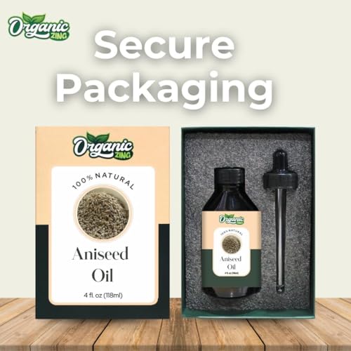 Image of Organic Zing Aniseed Oil 118 ml (3.99 fl oz) - Sweet Licorice Aromatic Oil for Soap Making, Candles & DIY Blends