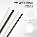 MECCANIXITY 20pcs Plastic Welding Rods, 8 Inch PP Welding Strips 3/16