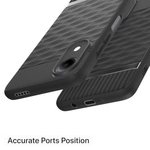 Image of Outlouders Back Cover for Vivo T5e | Full Camera Protection | TPU Soft Flexible Shockproof Bumper Case (Black)