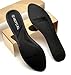 HHTCAL Thin Memory Foam Insoles for Women Flats Work Boots Fashion Sneakers High Heels Replacement Anti Fatigue Shock Absorbing Cushion Comfort Shoes Inserts Black US Size 9