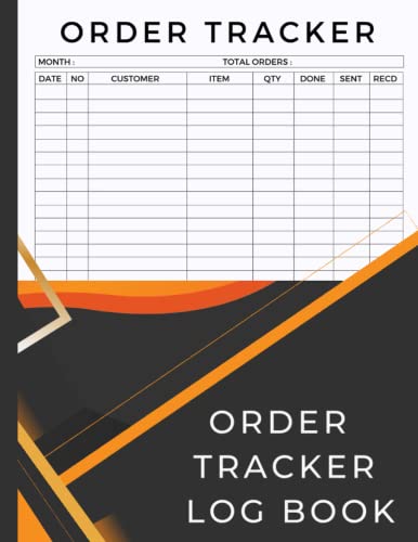 order tracker log book | 8.5 