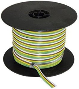 RV Trailer Camper 4 Conductor Flat Wire 14 Gauge 50' East Penn 02906