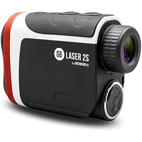 Golf Buddy Laser 2S Rangefinder with Quick Grab Magnet, Pin Finder with Vibration, 880 Yard Range Finder, Slope Adjusted Distances, Accurate Measurement, 3 Targeting Modes, 6X Magnification Cover