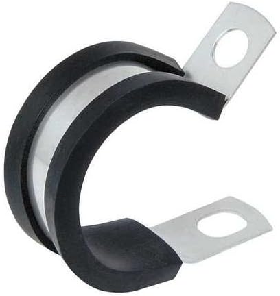 Clamp, Cushioned, EPDM, Dia 3/4 In, PK25