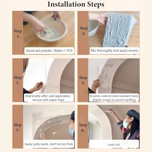 Arco de espuma para manualidades bloques de corcho blanco redondeado bricolaje 7