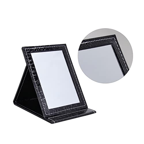 GALPADA Espejo Maquillaje Portátil Piel PU con Luz Relleno miniatura 5