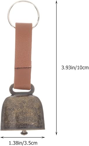 Miniatura 3 de Vaguelly 6 campanas de cobre de vaca y caballo de oveja, antipérdida, campana colgante para mascotas, ganado de granja, cobre fuerte campana de