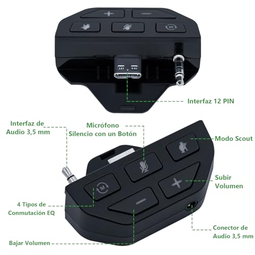 Mcbazel Adaptador de auriculares Xbox, audio estéreo y mezclador de micrófono, equilibrio de juego/chat y control de volumen, adaptador 3.5 mm para controladores Xbox - imagen 5
