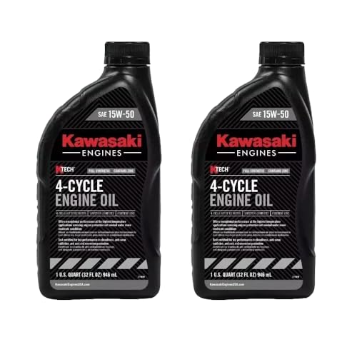 Aceite de motor sintético Kawasaki 15W-50 2 cuartos miniatura 1