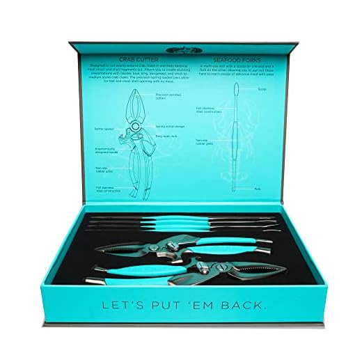 Toadfish Seafood Tool Set with Ergonomic Grips