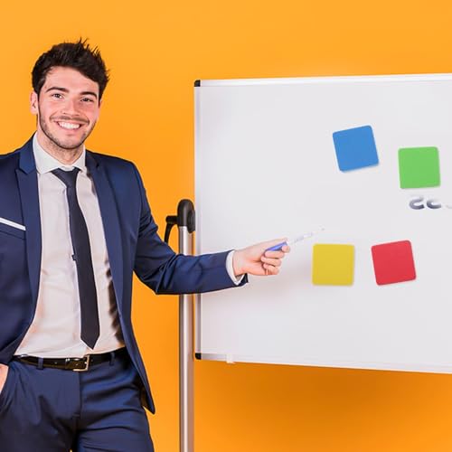 Image of Magnetic Duster for White Board, 4PCS Colorful Whiteboard Erasers, Black Boards Cleaner, 2cm x 2cm Small White Board Cleaner for Office, Classroom, Conference Room