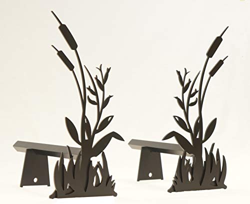 Design Specialties Fireplace Pond Design Black Andiron #TOP13