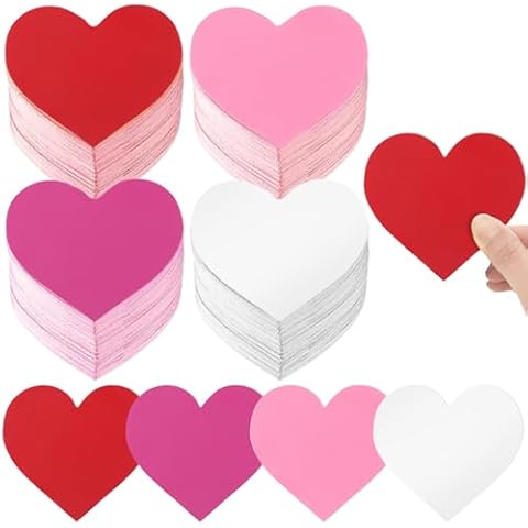 Ferraycle 108 Pcs Heart Cutouts Cover