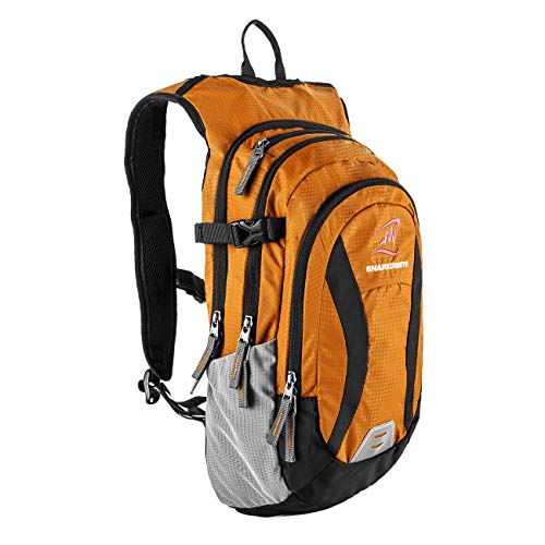 SHARKMOUTH Hiking Hydration Backpack Pack with 2.5L BPA Free Water Bladder, Roomy
