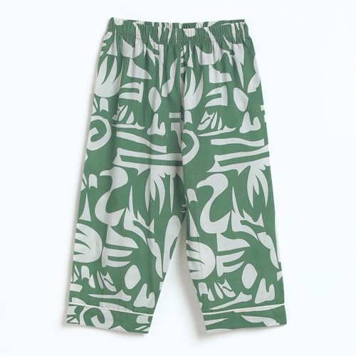Image of Bamboo Cotton Printed Night Suit for Baby | Sleepwear for Babies | Winter Pajama Set for Kids | Night wear for Baby