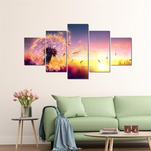 Diamond painting adulte pissenlit 5D DIY grand format 250x120cm pour loisir créatif