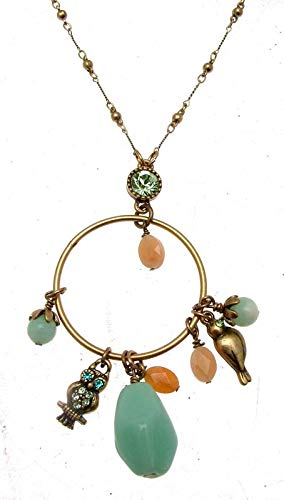 Bling and Buy - Collar con cuentas de color verde Cover