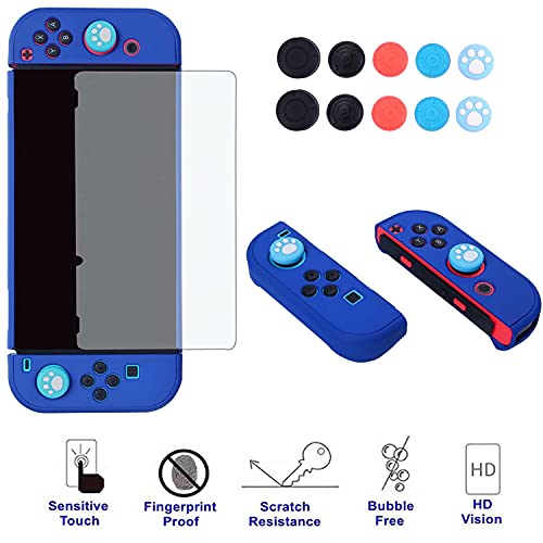 Capa acoplável para Nintendo Switch - Capa protetora COMCOOL 3 em 1 para Nintendo Switch e controle