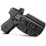 MUNALO IWB Holster Compatible with Glock 19, 19X, 44, 45, 23, 32 - Concealed Carry Holster with Optic Cut, Appendix Inside Waistband (Right Hand)