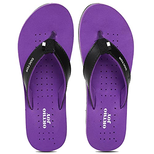 Image of ORTHO JOY Extra soft women's orthopaedic comfort fit slippers for women's daily use