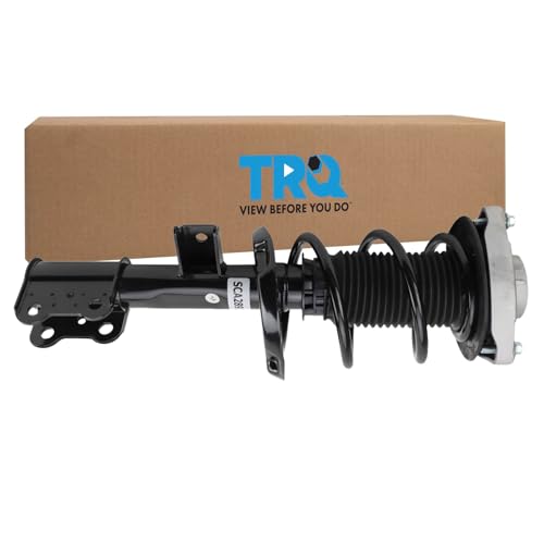Image of TRQ Front and Rear Complete Strut Assembly & Shock Absorber Kit Complete Strut & Coil Spring Assembly Compatible with 2014-2018 Mercedes-Benz CLA250