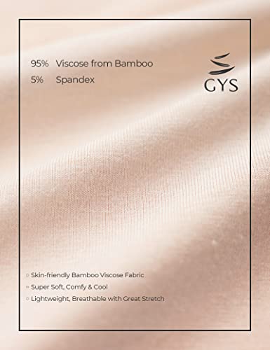 Gys Bamboo Nightgown For Women Sleeveless Sexy Full Slips Soft Chemise Sleepwear Loose Night Shirt Pajama Dresses S-Xxl, Beige, X-Large #TOP5