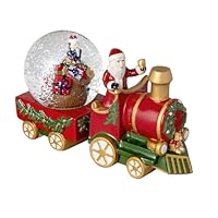 Villeroy & Boch – Christmas Toy’s Schneekugel Zug Bunt, Weihnachtsdekorationen, Deko Weihnachten, Zug als Schneekugel, Schneekugelzug, Porzellan und Glas