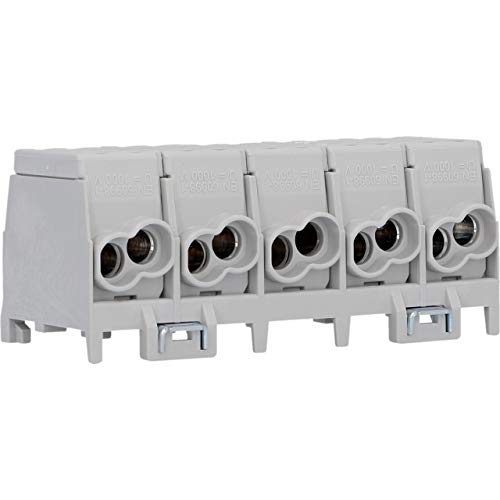 Unitec 40313 - Morsettiera Di Derivazione Linea Principale, 25 Mm², 5 Poli