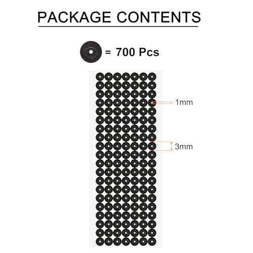 QUARKZMAN 700 Stück 3D Scanner Marker 1mm für 3D Scanner, 3D Tracking Dots Referenzpunktmelder, 3D Ziel, diffuse Reflexionsmarker für 3D Scanner und optisches Tracking