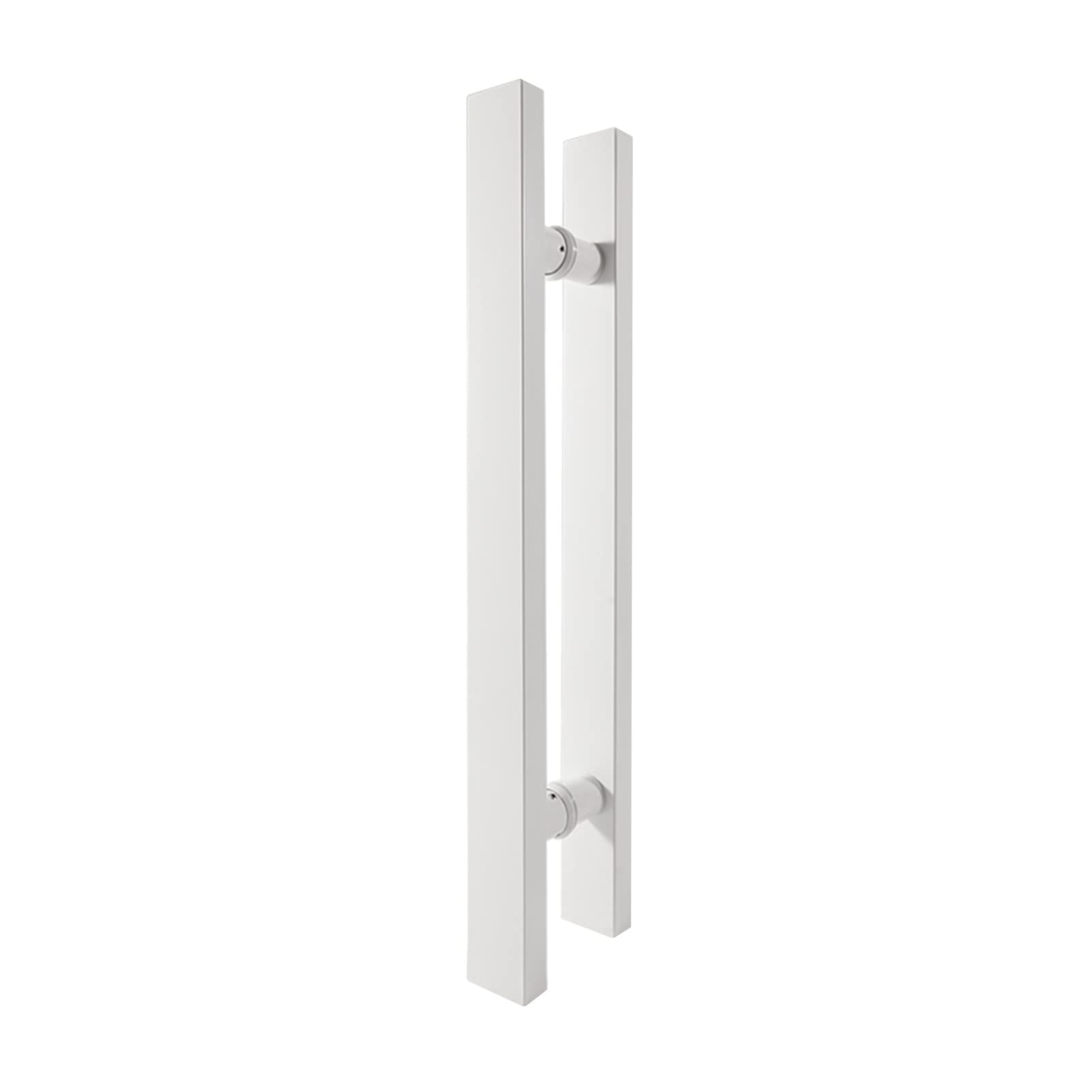 MXXQRHF Matte Black Stainless Steel Push & Pull Glass Door Handle - 600mm Sliding Shower & Conference Room Door Hardware