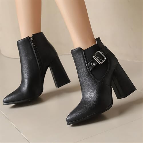 LYYSKY Women's Pointe toe comfortable Ankle Booties .Size corresponds to the length of the sole of the foot, Refer to the size chart and product description Size US3-US17/EU33-EU504