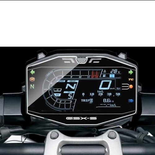 FJHEBIOUB Pellicola Protettiva AntiGraffio per Cruscotto Moto per Suzuki GSXS 1000 S GSX-S1000 2021 2022 Accessori Cluster Pellicola di Protezione Scratch Cruscotto Protezione dello Schermo(2PCS)