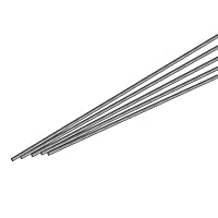 QUARKZMAN Kohlefaserstab, 2mm x 300mm für RC Flugzeug DIY Werkzeug Flügelrohr Quadcopter Arm, Packung mit 5 Stück