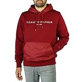 tommy hilfiger pullover herren peek & cloppenburg Hauptmaterial: Baumwolle Tommy Hilfiger TOMMY LOGO MIX MEDIA HOODY, rot(xjsred), Gr. S