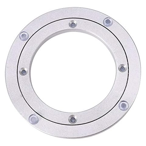 VIFERR Rodamiento de la Mesa, Placa Giratoria de Alta Resistencia, Placa Giratoria Lisa, 4" Cover