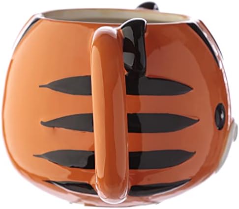Puckator Adoramals Tiger Head Ceramic Shaped Mug, Tea Coffee Hot Drinks, Decorative Gift Box, Home Kitchen Office Height 10.5cm Width 17cm Depth 12.5cm
