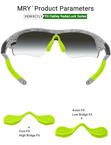 Image of Mryok Replacement Earsocks Nosepieces Kits for Oakley RadarLock Path /RadarLock XL /RadarLock Edge /RadarLock Pitch - Options