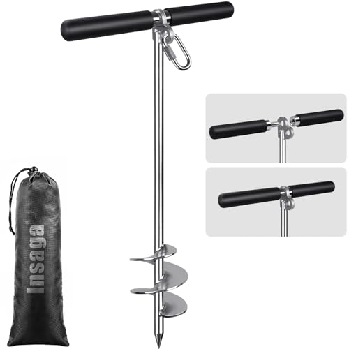 Insaga Fully Welded Boat Anchor, 304 Stainless Steel Kayak Anchor, 26