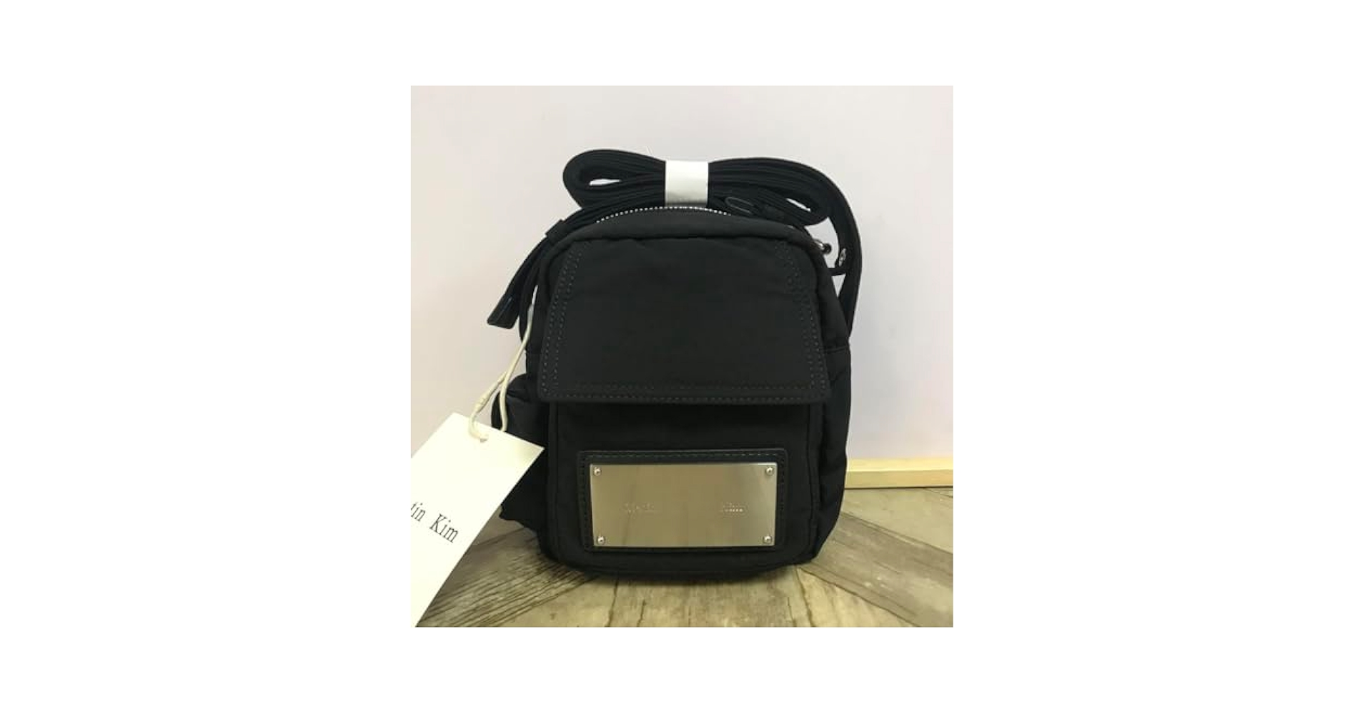 ブラックフラップバックパックMartin Kim ブラックフラップバックパックMartin Kim
