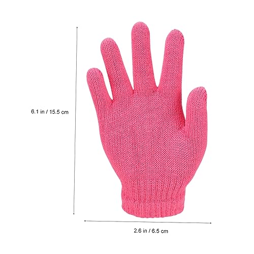 Kids Full Finger Gloves 24 Pairs Acrylic Knitted Winter Gloves for Children Warm Outdoor in Assorted Colors for Boys and Girls4